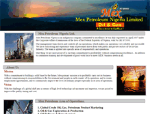 Tablet Screenshot of mexpetroleum.com